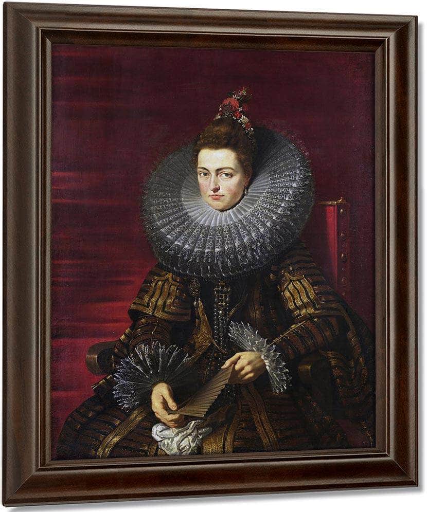 Infanta Isabella Clara Eugenia Regent Of The Netherlands By Peter Paul Rubens Fine Art Print