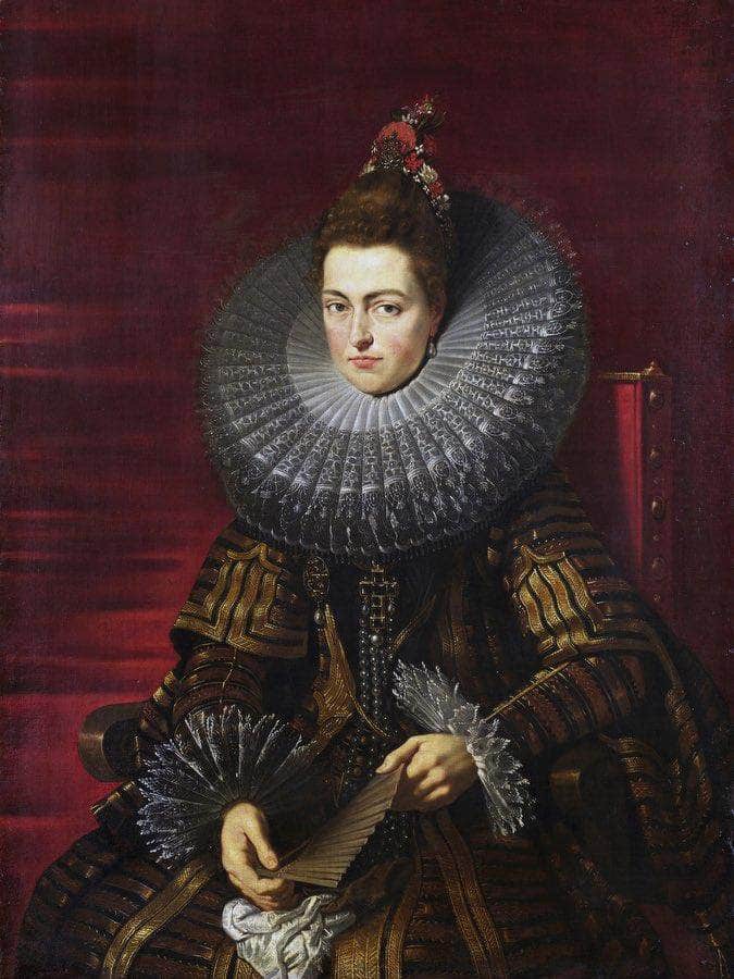Infanta Isabella Clara Eugenia Regent Of The Netherlands By Peter Paul Rubens Fine Art Print