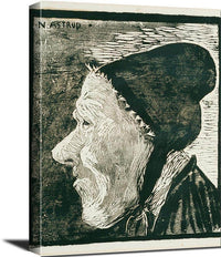 Inger Grimsbø Old Jølster Girl Nicolai Astrup Reproduction Fine Art Print