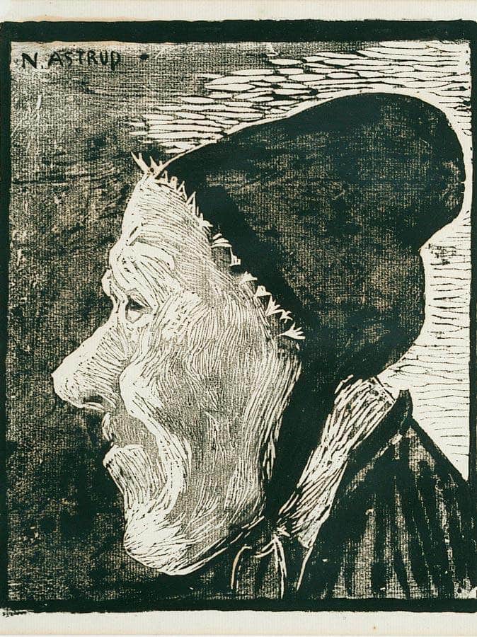 Inger Grimsbø Old Jølster Girl Nicolai Astrup Reproduction Fine Art Print