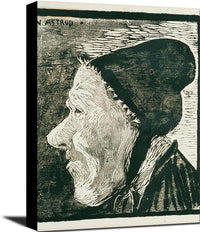 Inger Grimsbø Old Jølster Girl Nicolai Astrup Reproduction Fine Art Print