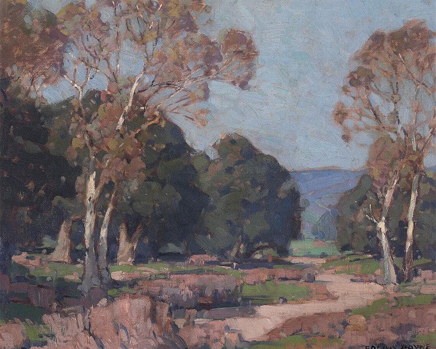 Inland Landscape By Edgar Payne Fine Art Print