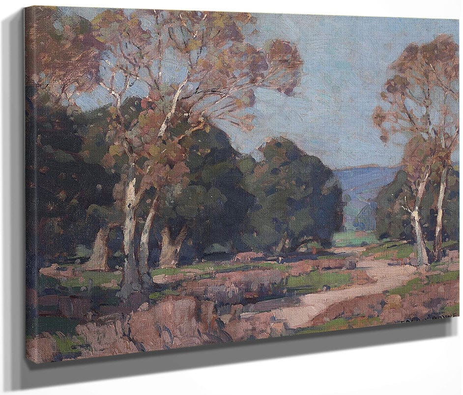 Inland Landscape By Edgar Payne Fine Art Print