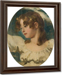 Innocence Head Of A Young Girl By William Etty Fine Art Print