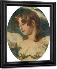 Innocence Head Of A Young Girl By William Etty Fine Art Print