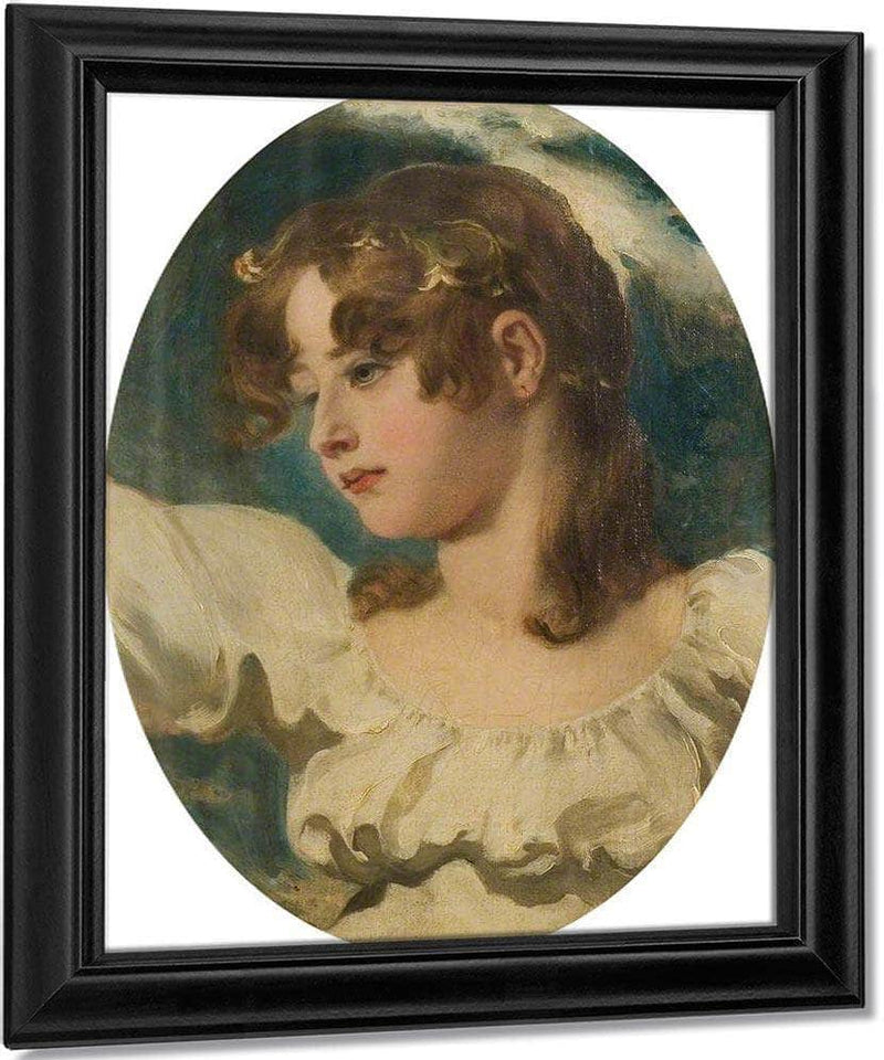 Innocence Head Of A Young Girl By William Etty Fine Art Print