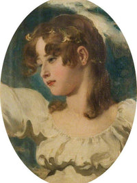 Innocence Head Of A Young Girl By William Etty Fine Art Print