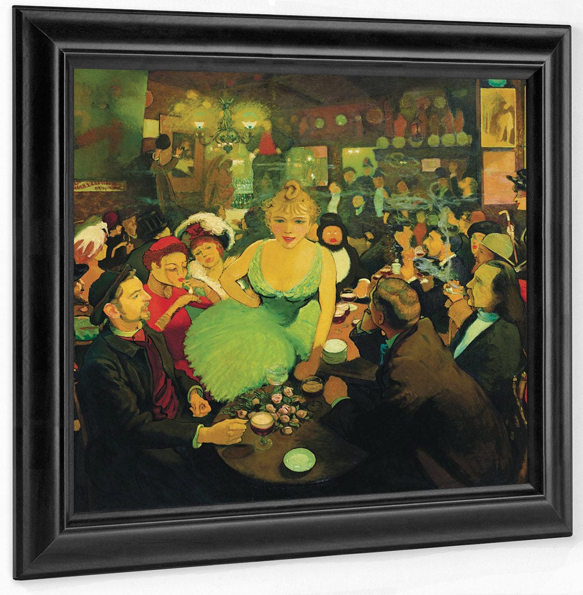 Inside Bruant’s Mirliton (L’interieur De Chez Bruant   Le Mirliton) By Louis Anquetin Fine Art Print