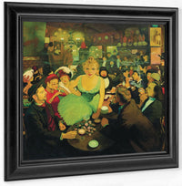 Inside Bruant’s Mirliton (L’interieur De Chez Bruant   Le Mirliton) By Louis Anquetin Fine Art Print