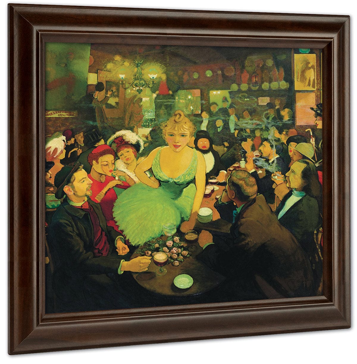 Inside Bruant’s Mirliton (L’interieur De Chez Bruant   Le Mirliton) By Louis Anquetin Fine Art Print