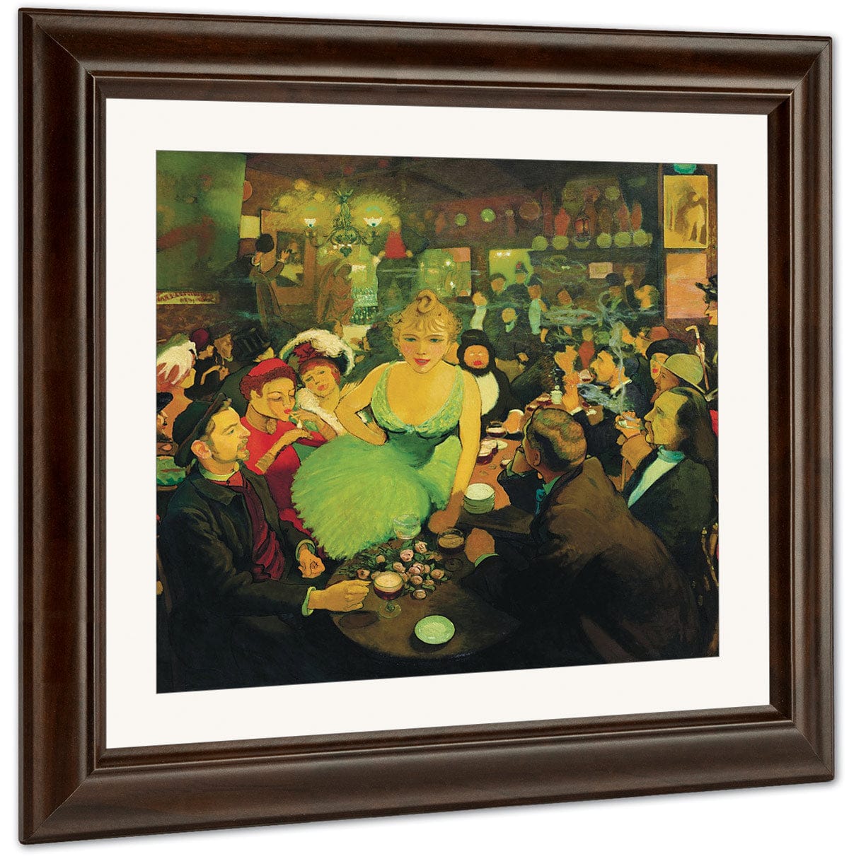 Inside Bruant’s Mirliton (L’interieur De Chez Bruant   Le Mirliton) By Louis Anquetin Fine Art Print