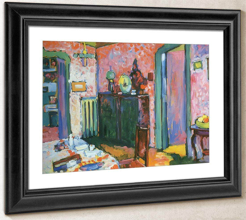 Interior ( My Dining Room) 1909 By Wassily Kandinsky Fine Art Print