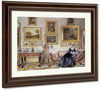 Interior Of A Drawing Room By William Henry Hunt Fine Art Print