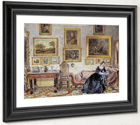 Interior Of A Drawing Room By William Henry Hunt Fine Art Print