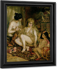 Interior Of A Harem In Montmartre, Parisian Women Dressed As Algerians By Pierre Auguste Renoir Fine Art Print