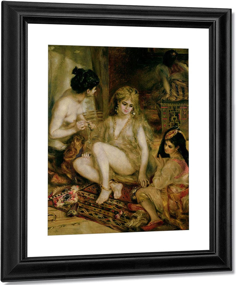 Interior Of A Harem In Montmartre, Parisian Women Dressed As Algerians By Pierre Auguste Renoir Fine Art Print