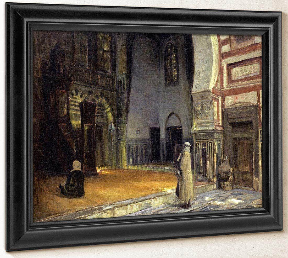 Interior Of A Mosque, Cairo By Henry Ossawa Tanner Fine Art Print