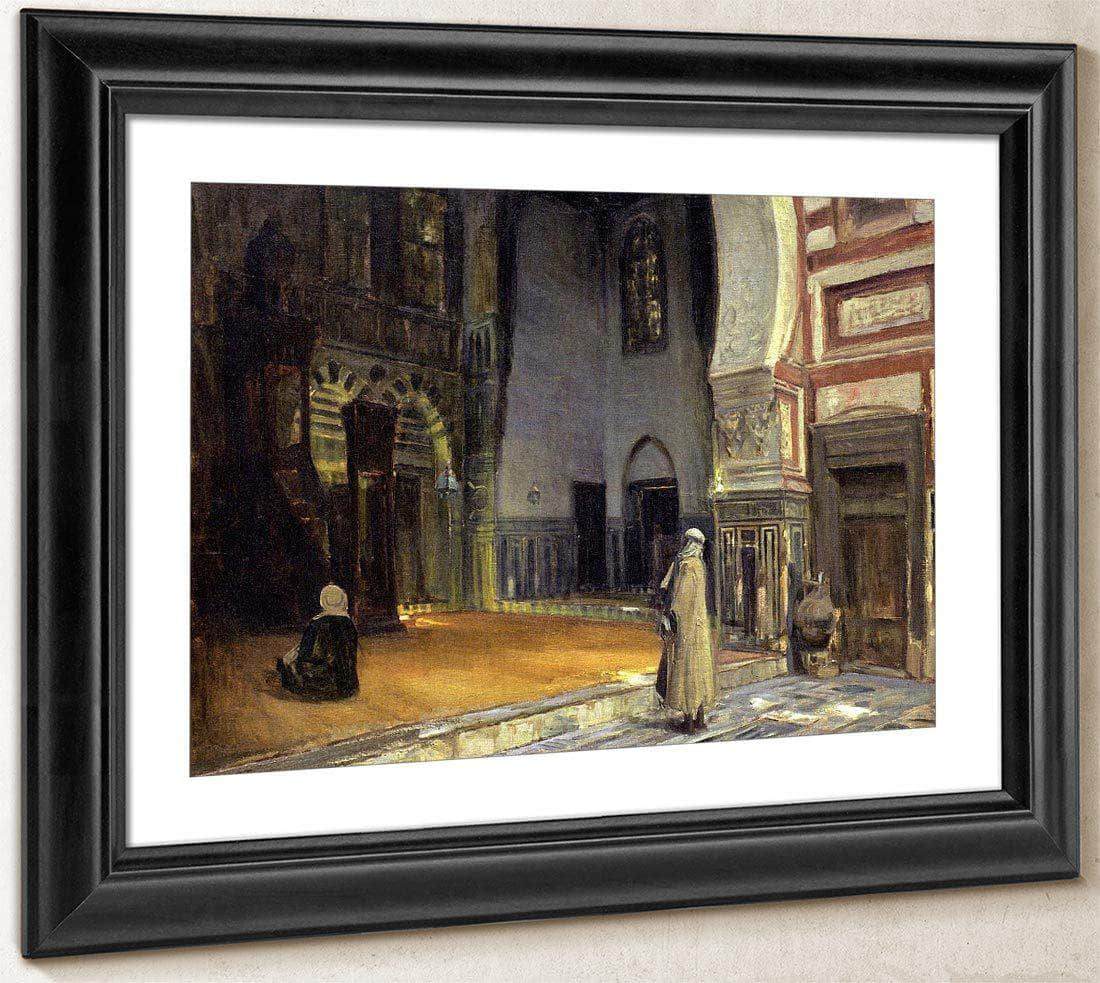 Interior Of A Mosque, Cairo By Henry Ossawa Tanner Fine Art Print