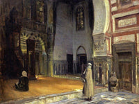 Interior Of A Mosque, Cairo By Henry Ossawa Tanner Fine Art Print