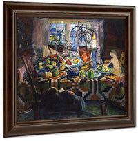 Interior Still Life Christmas Morning By Nicolai Astrup Fine Art Print