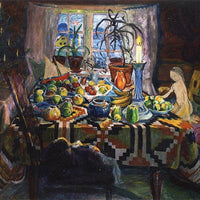 Interior Still Life Christmas Morning By Nicolai Astrup Fine Art Print