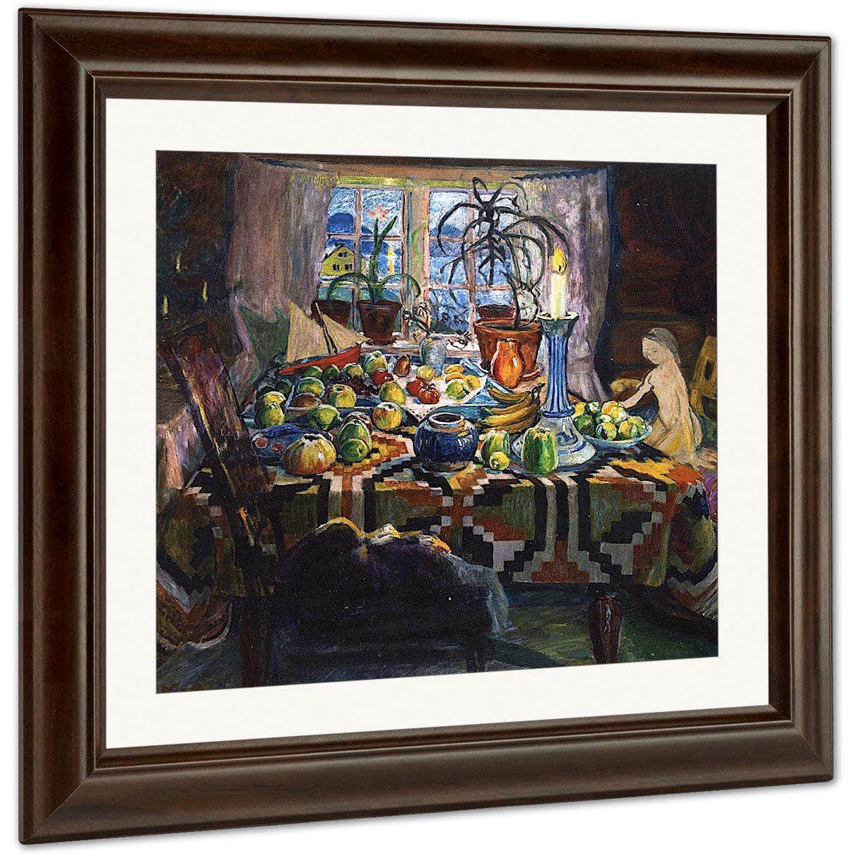 Interior Still Life Christmas Morning By Nicolai Astrup Fine Art Print