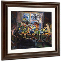 Interior Still Life Christmas Morning By Nicolai Astrup Fine Art Print