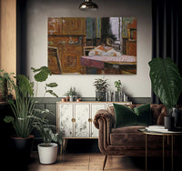 Interior With Boy By Pierre Bonnard Fine Art Print