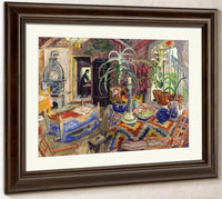 Interior With Cradle By Nicolai Astrup Fine Art Print