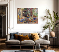 Interior With Cradle By Nicolai Astrup Fine Art Print