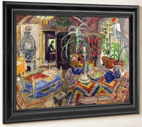Interior With Cradle By Nicolai Astrup Fine Art Print
