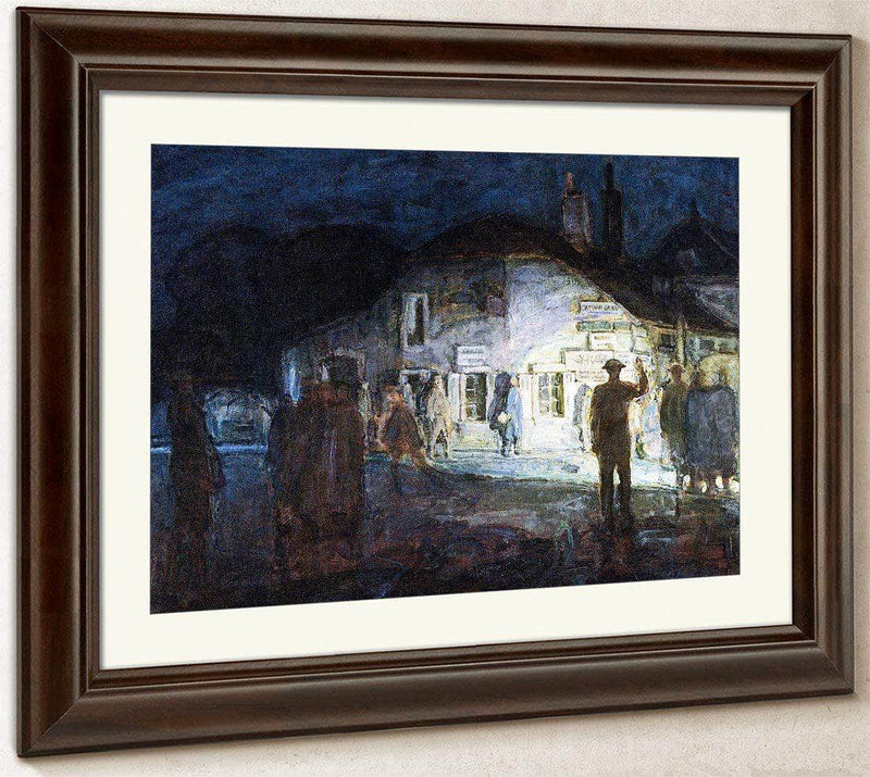 Intersection Of Roads, Neufchateau, World War I By Henry Ossawa Tanner Fine Art Print