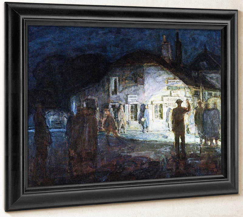 Intersection Of Roads, Neufchateau, World War I By Henry Ossawa Tanner Fine Art Print