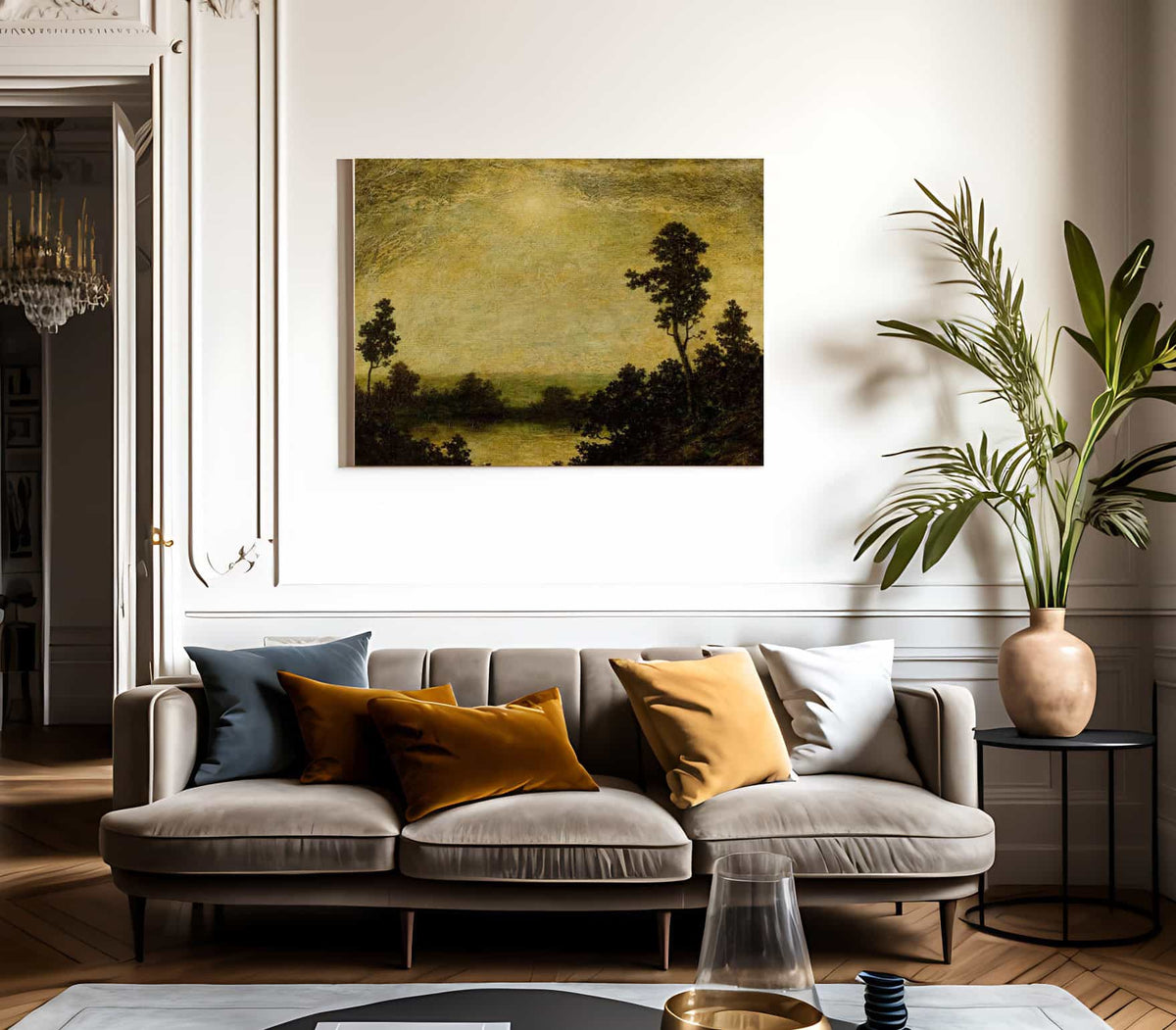 Into The Night By Ralph Albert Blakelock Fine Art Print