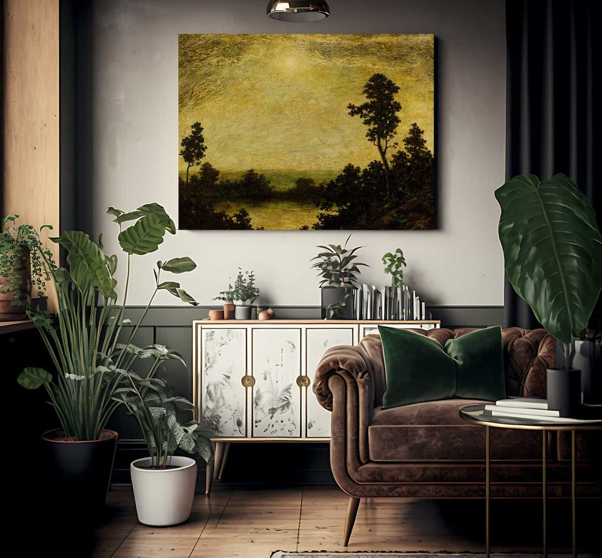 Into The Night By Ralph Albert Blakelock Fine Art Print