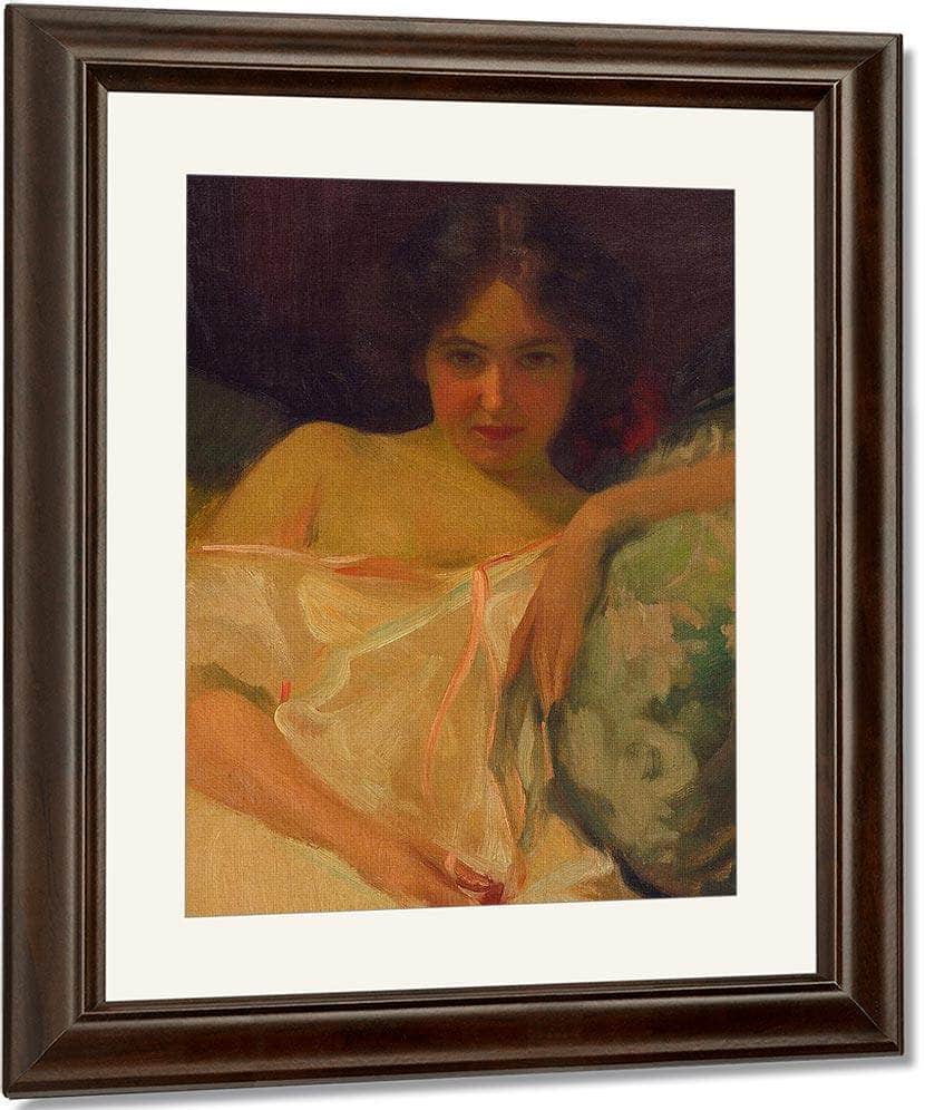 Introspection By Robert William Vonnoh Fine Art Print