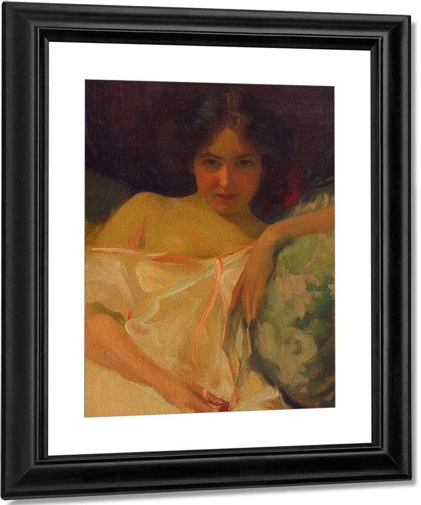 Introspection By Robert William Vonnoh Fine Art Print