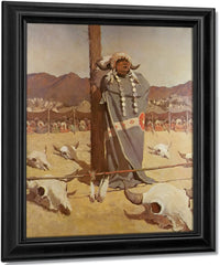 Invocation To The Buffalo Herds By NC Wyeth Fine Art Print