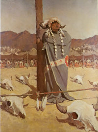 Invocation To The Buffalo Herds By NC Wyeth Fine Art Print