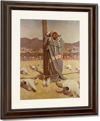 Invocation To The Buffalo Herds By NC Wyeth Fine Art Print