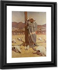 Invocation To The Buffalo Herds By NC Wyeth Fine Art Print