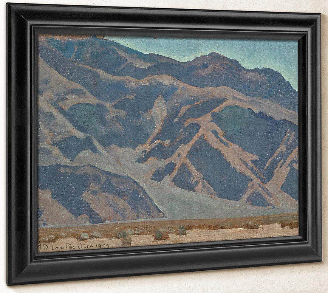 Inyo Mountains Morning Lone Pine By Maynard Dixon Fine Art Print