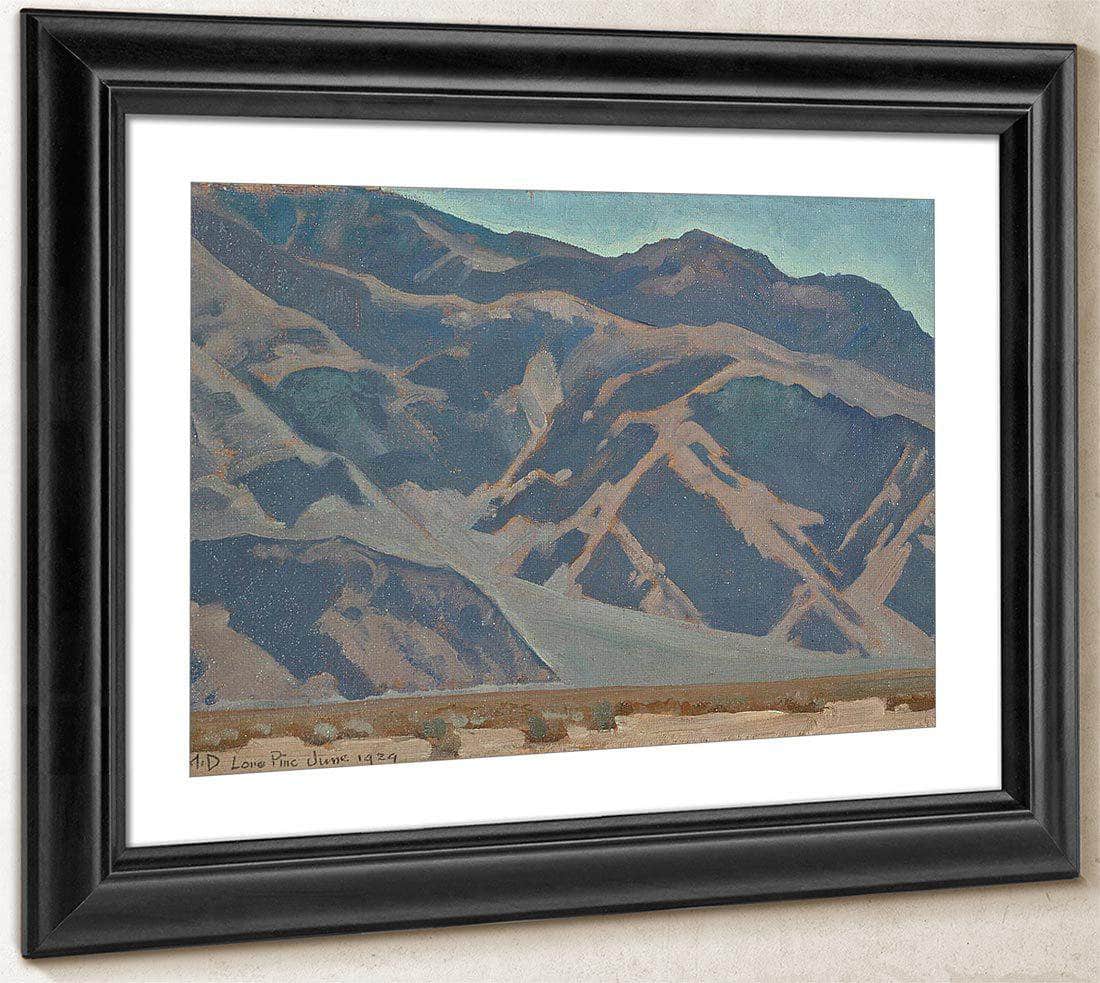 Inyo Mountains Morning Lone Pine By Maynard Dixon Fine Art Print