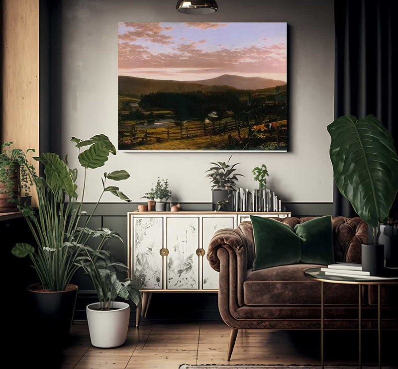 Ira Mountain Vermont By Frederic Edwin Church Fine Art Print