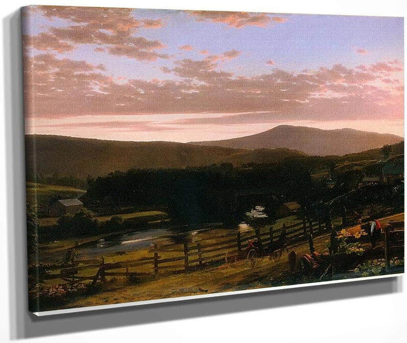 Ira Mountain Vermont By Frederic Edwin Church Fine Art Print