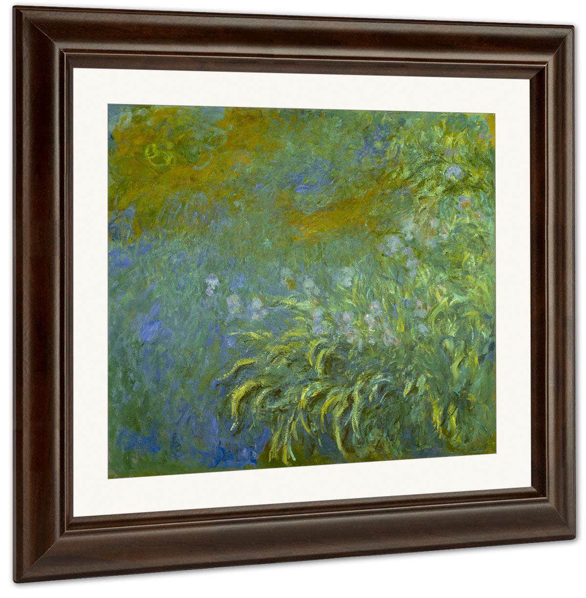 Iris By Monet Claude Fine Art Print