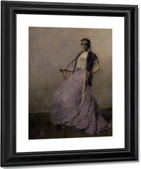 Iris By Thomas Wilmer Dewing Fine Art Print