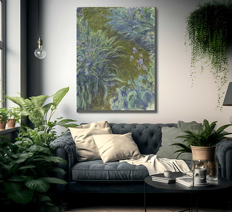 Irises By Claude Monet Fine Art Print