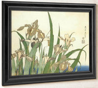 Irises By Hokusai Fine Art Print