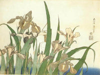 Irises By Hokusai Fine Art Print